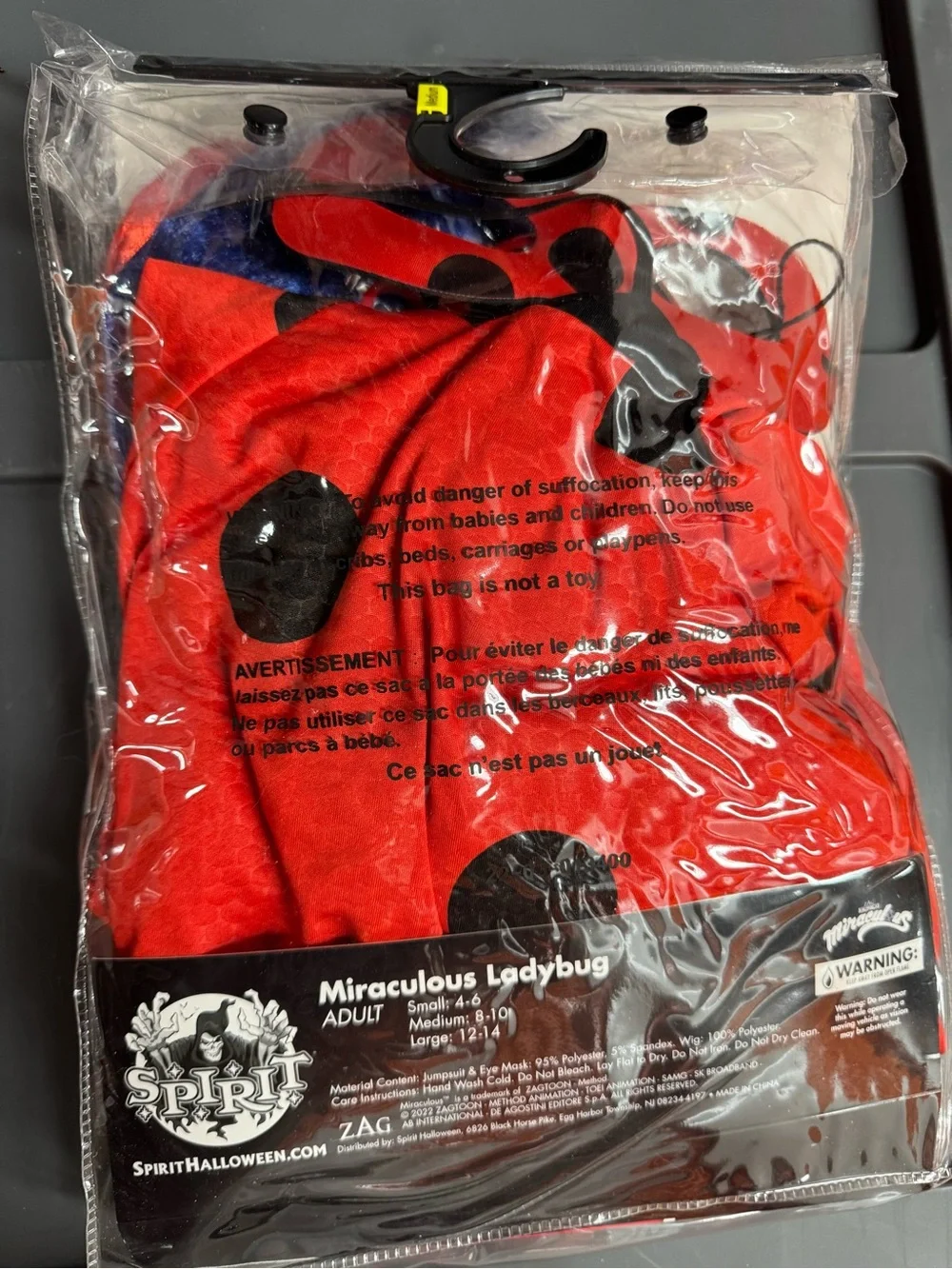 Miraculous Ladybug Red and Black Costume - Picture 2 of 2